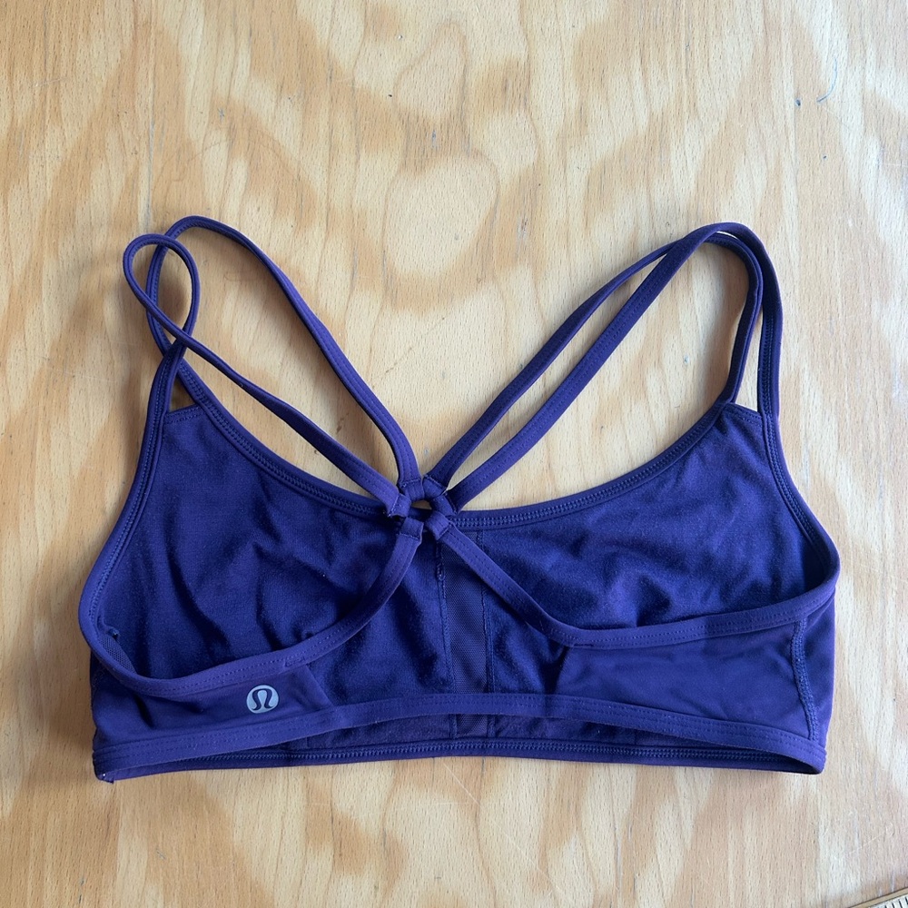 lululemon athletica Deep Purple Strappy Sports Bra - Picture 3 of 3